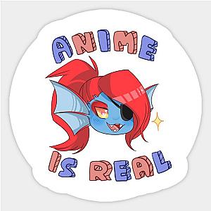 Undyne - Anime is real Sticker TP0401