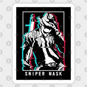 Sniper Mask High Rise Invasion Tenkuu Shinpan Rika Honjo Anime Glitch Sticker TP0401