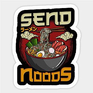 Send Noods - Japanese Ramen T-Shirt Sticker TP0401