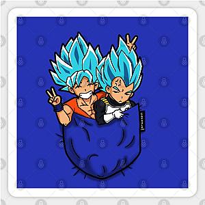 Pocket Super Blue Saiyans Sticker TP0401