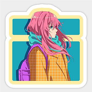 Kawaii anime girl with pink hair Sticker TP0401