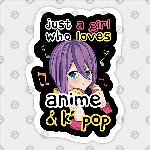 K-POP AND ANIME GIRL OTAKU Sticker TP0401