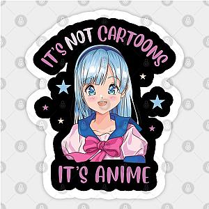 It's NOT Cartoon it's ANIME Sticker TP0401