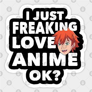 I just freaking love Anime, ok? Anime T Shirt Tee Gifts Sticker TP0401