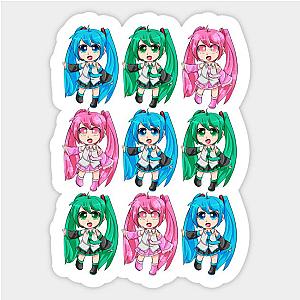 Hatsune Miku Chibis Sticker TP0401