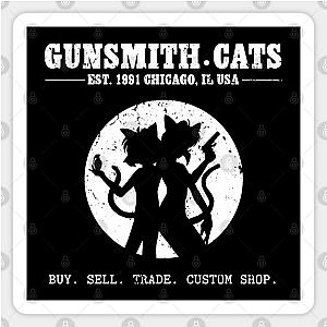 Gunsmith Cats Shop - wht Sticker TP0401