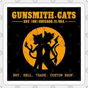 Gunsmith Cat Shop - orange Sticker TP0401