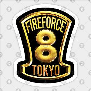 Fire Force 8 3D Sticker TP0401