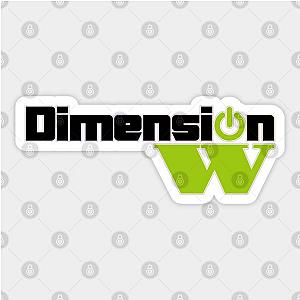 Dimension W Sticker TP0401