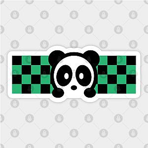 Demon Panda Bambu Brand Slayer Anime Manga Kawaii Cartoon Bear Tanjiro Sticker TP0401