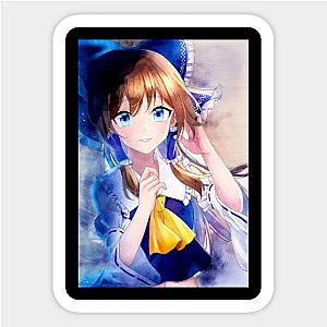 Blue Reimu Anime Watercolor Sticker TP0401