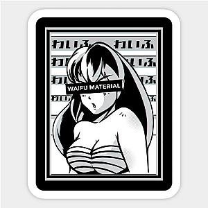 Anime Waifu Material Gift Ideas Sticker TP0401