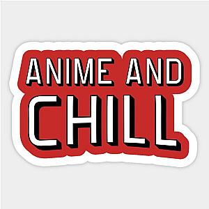 Anime and chill Sticker TP0401