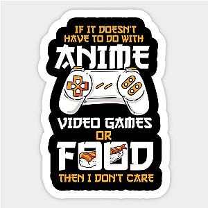 Anime Video Games Food Sushi Gaming Merch Otaku Gift Anime Sticker TP0401