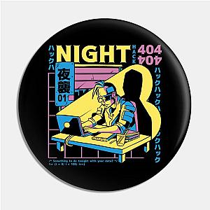 Cyberpunk Hacker Anime Boy Pin TP0501