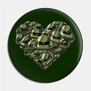 Mech Love Not War (Green Edition) Pin TP0501