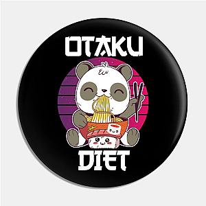 Otaku Diet Panda Ramen Sushi Anime Manga Cosplay Pin TP0501