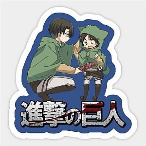 little eren big levi Sticker TP0401