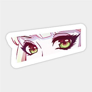 Anime Eyes (red) Sticker TP0401