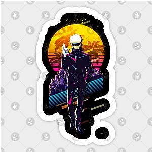 gojou Jujutsu kaisen 80s retro vintage Sticker TP0401