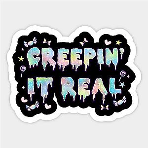 Womens Creepin It Real I Creepy Cute Soft Grunge Sweat Candy design Sticker TP0401