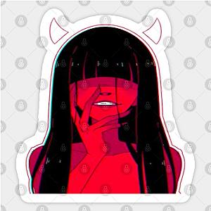 devil girl Sticker TP0401