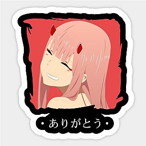 Zero Two from Darling in The Franxx Arigatou Sticker TP0401