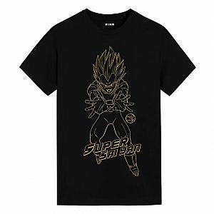 Dragon Ball Bronzing Vegeta Tshirts Hot Topic Anime Shirts WS2402 Offical Merch