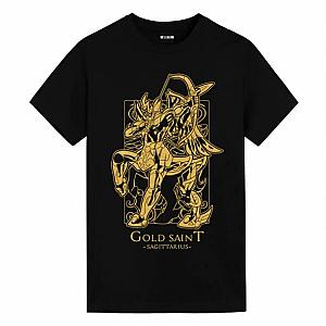 Saint Seiya Sagittarius black Tshirts Anime Shirts Cheap WS2402 Offical Merch