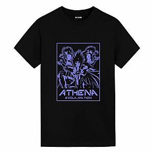 Athena Exclamation Tee Shirt Saint Seiya Mens Anime T Shirts WS2402 Offical Merch