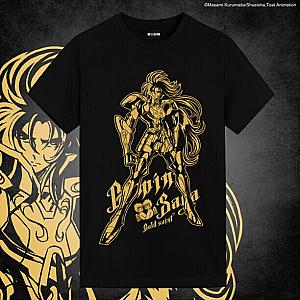 Saint Seiya Brozing Gemini Saga Tshirts Anime Couple Shirts WS2402 Offical Merch