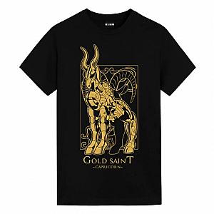 Capricorn black Tee Saint Seiya Anime Shirts Online WS2402 Offical Merch