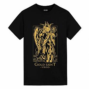 Saint Seiya Virgo Black Tshirt Anime T Shirts Online WS2402 Offical Merch