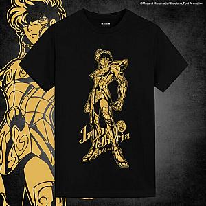 Saint Seiya Brozing Leo Aiolia Shirts Anime Printed T Shirts WS2402 Offical Merch