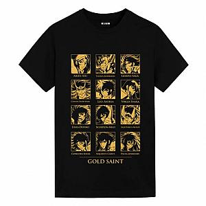 Zodiac Head Tee Shirt Saint Seiya Vintage Anime Tees WS2402 Offical Merch