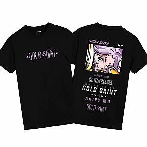 Aries Mu T-Shirt Saint Seiya Cute Anime Girl Shirts WS2402 Offical Merch