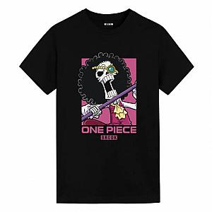 One Piece Brook Tshirts Vintage Anime T Shirts WS2402 Offical Merch