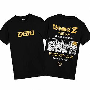 Vegetto Tee Dragon Ball Super Black Anime Shirt WS2402 Offical Merch