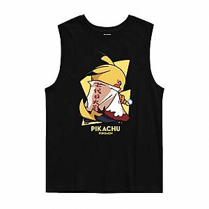 Naruto Pikachu Tee Tank Tops Pokemon Anime Girl Shirt WS2402 Offical Merch