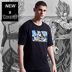 Dragon Ball Super T-shirt Son Goku Vegeta Fighting Tee Shirt For Couple WS2402 Offical Merch