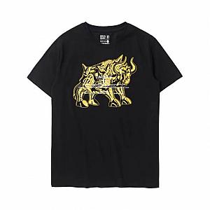 Cool Saint Seiya Taurus Tshirt Hot stamping Tee WS2402 Offical Merch