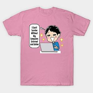 I can't survive without my computer internet and anime T-shirt TP3112