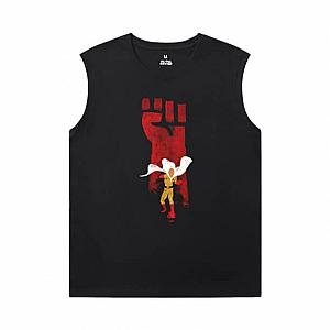 Japanese Anime Tshirt One Punch Man Men'S Sleeveless T Shirts Cotton WS2402 Offical Merch