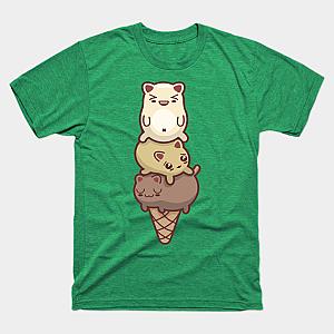 Cats Ice Cream Waffle Ice Cream Kitten Ball Ice T-shirt TP3112