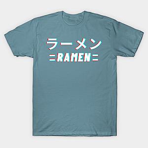 Ramen Noodles Japanese Kanji Anime Girl T-shirt TP3112