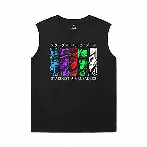 JoJo Tee Shirt Anime Kujo Jotaro Cheap Sleeveless T Shirts WS2402 Offical Merch