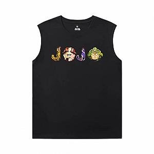 JoJo T-Shirt Anime Kujo Jotaro Men'S Sleeveless T Shirts For Gym WS2402 Offical Merch