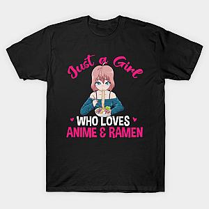 Anime Girl Ramen Japanese Otaku T-shirt TP3112