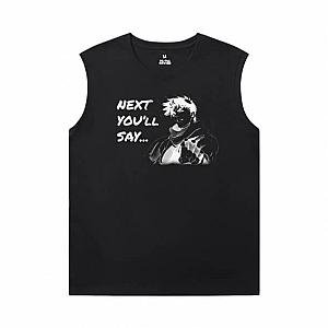 JoJo's Bizarre Adventure Mens Sleeveless Tshirt Anime Kujo Jotaro Tee Shirt WS2402 Offical Merch