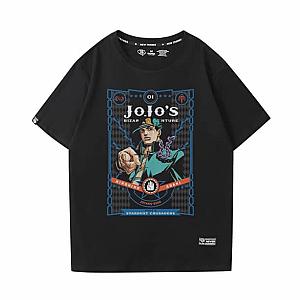 Anime Kujo Jotaro Tshirts JoJo's Bizarre Adventure Tee Shirt WS2402 Offical Merch